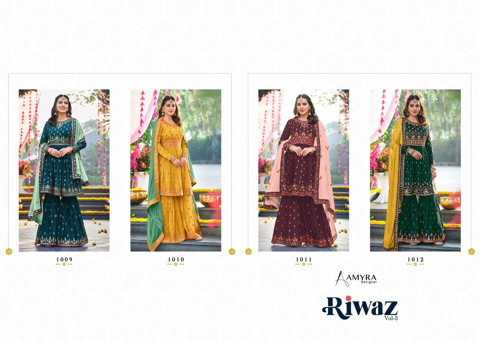 Amyra Riwaz 3 Heavy Wedding Wear Latest Designer Salwar Kameez Collection

